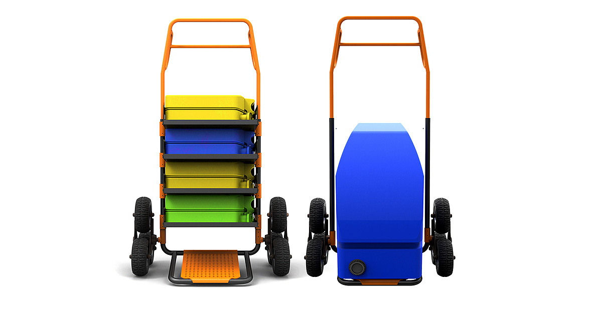 conceptual design，tool，wheelbarrow，convenient，