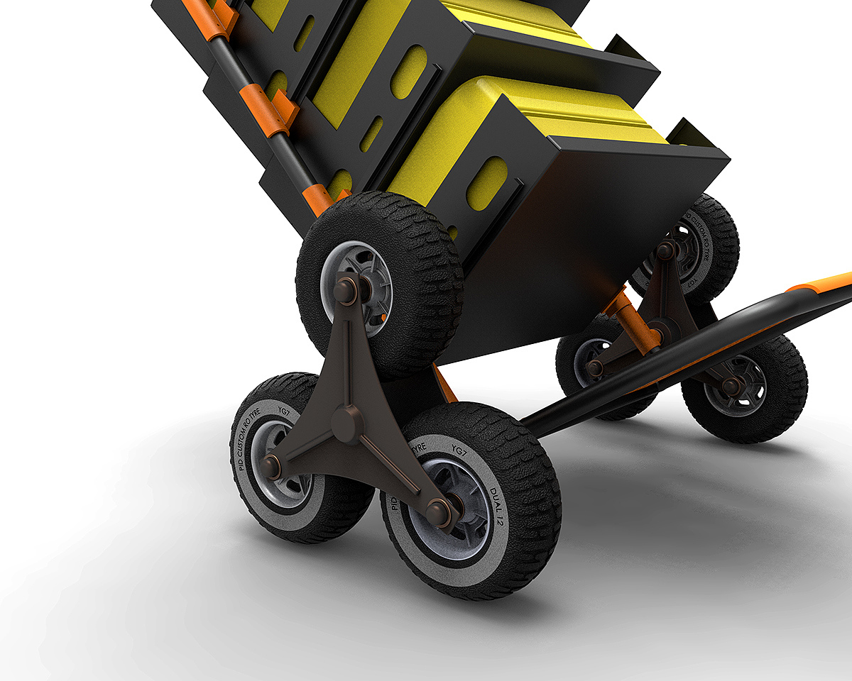 conceptual design，tool，wheelbarrow，convenient，