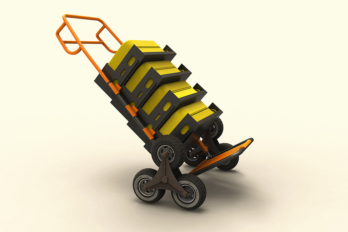 conceptual design，tool，wheelbarrow，convenient，