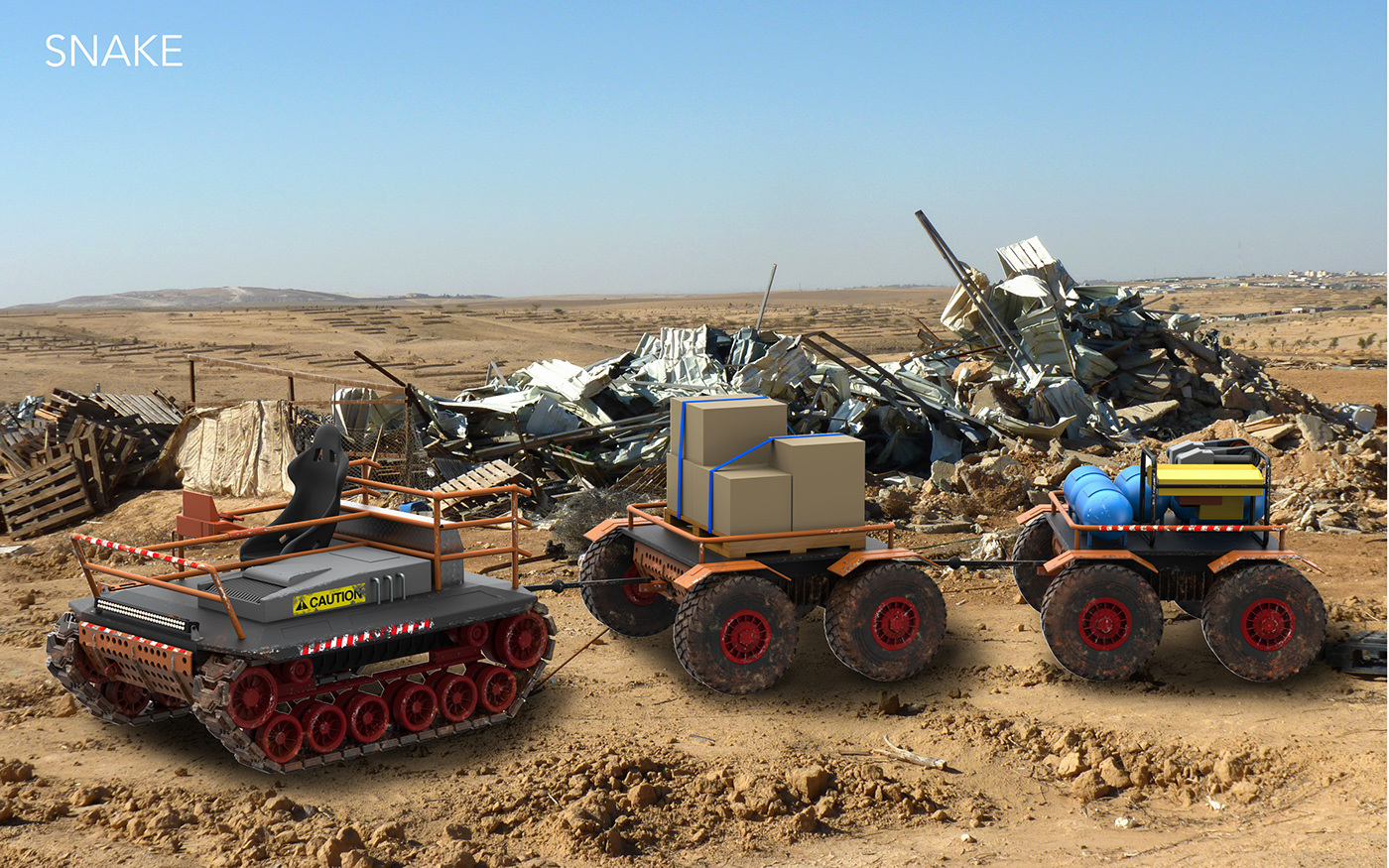 rescue，intelligence，science and technology，Tool car，industrial design，