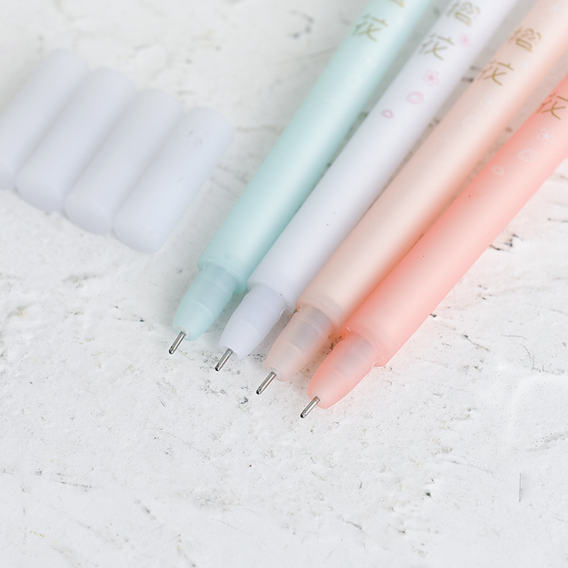 Cherry drop plastic pen cute student pen，