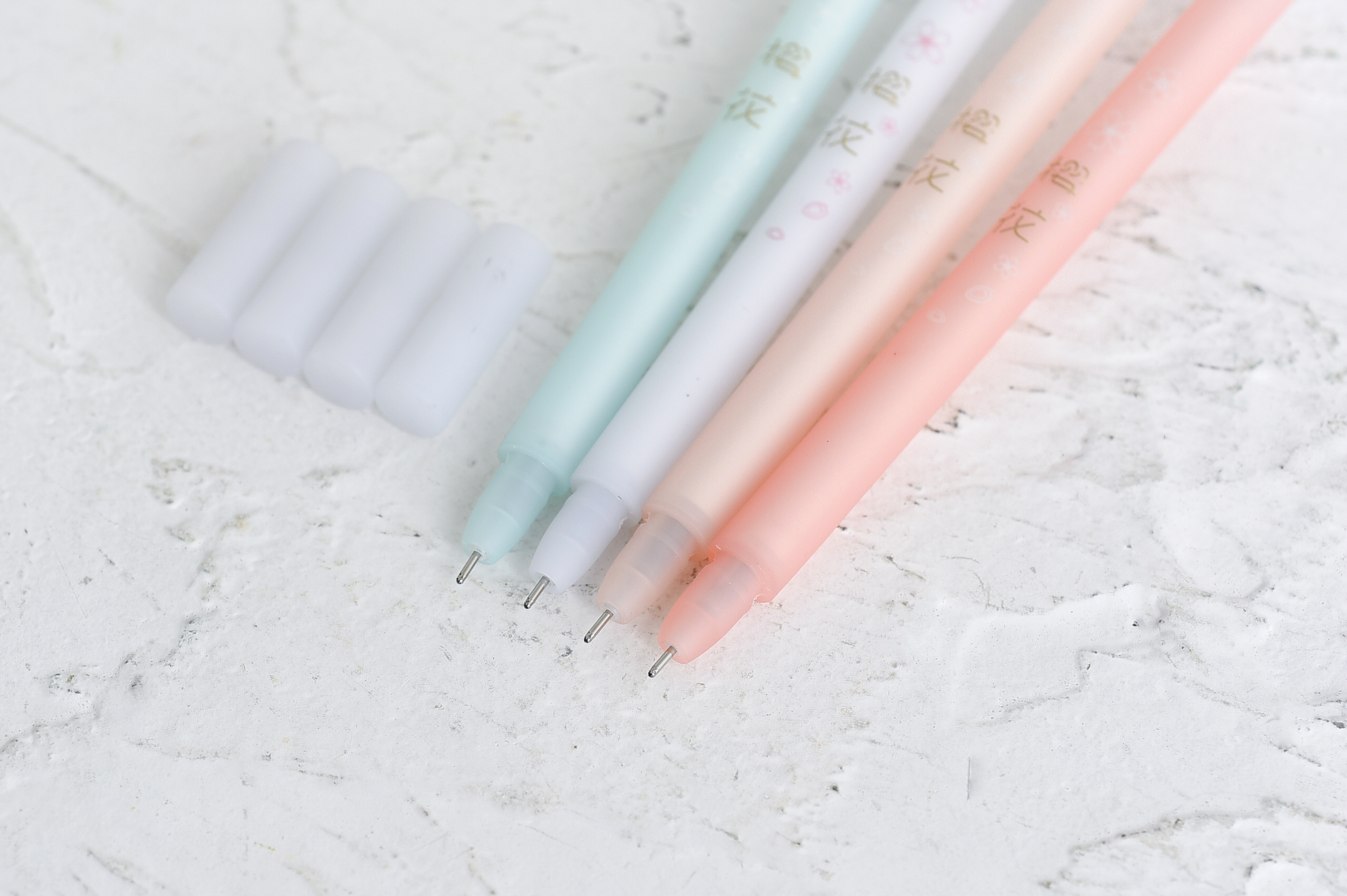 Cherry drop plastic pen cute student pen，