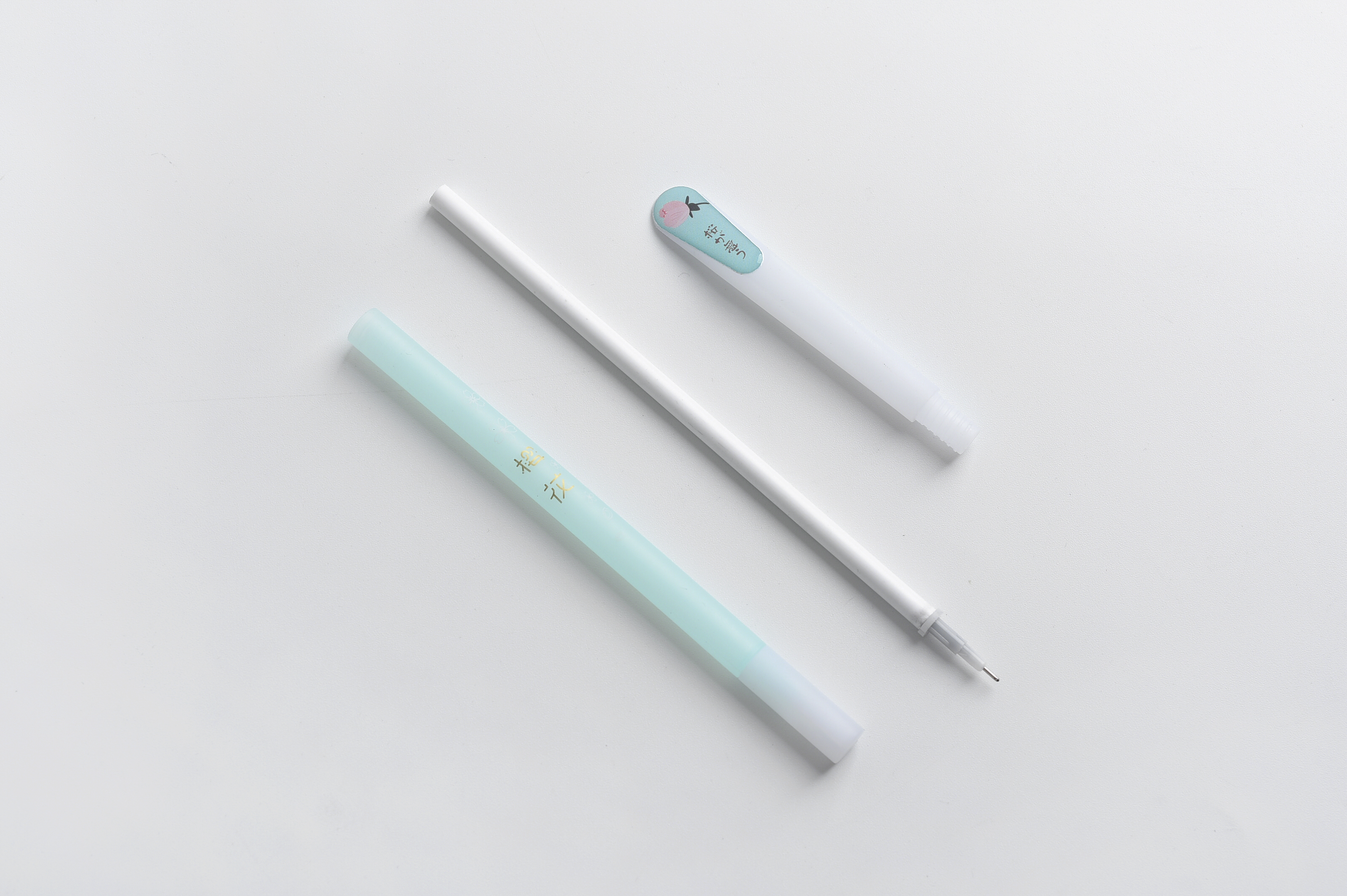Cherry drop plastic pen cute student pen，
