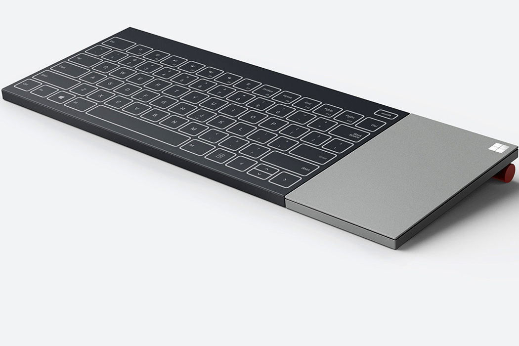 originality，Design，Portable，Touch Pad，Microsoft concept keyboard，