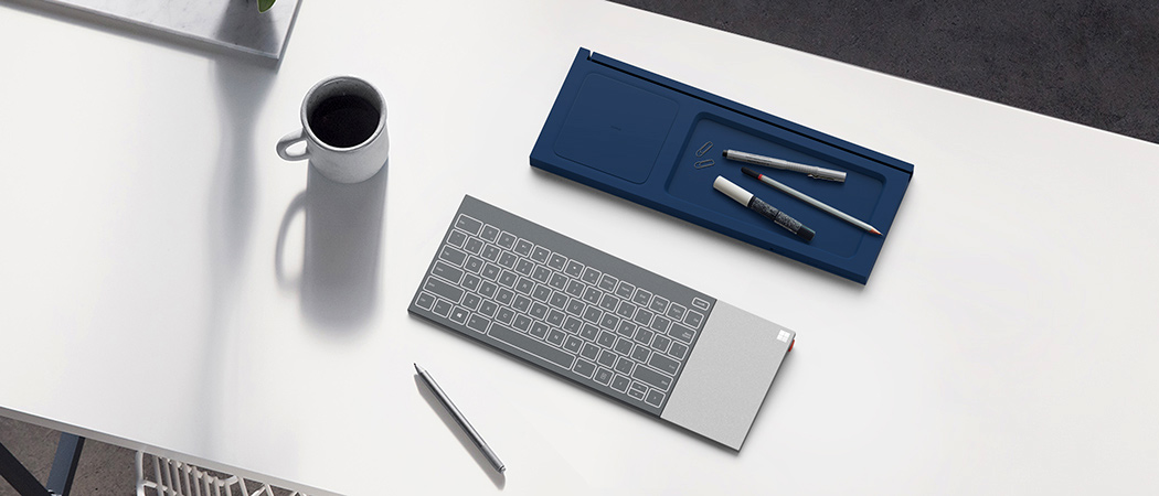 originality，Design，Portable，Touch Pad，Microsoft concept keyboard，