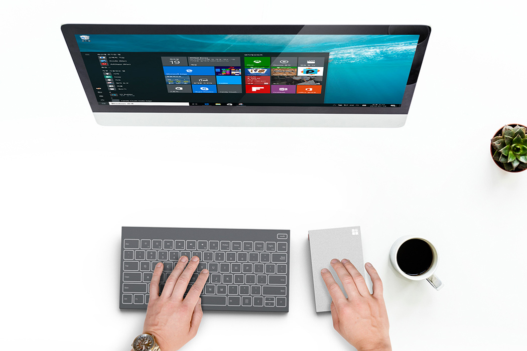 originality，Design，Portable，Touch Pad，Microsoft concept keyboard，