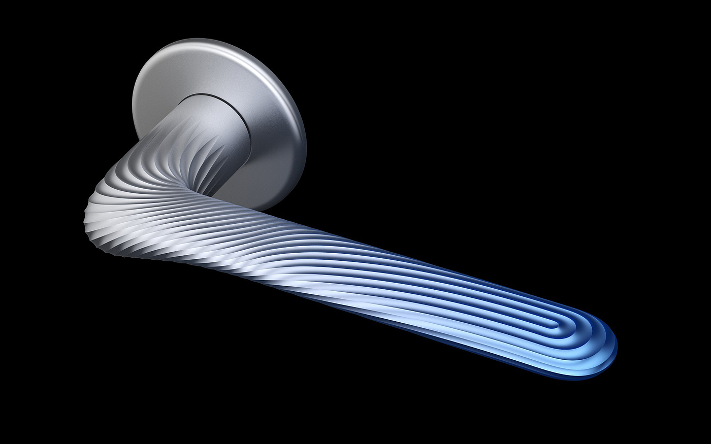 Door handle，Pattern，lines，Metal，mechanism，