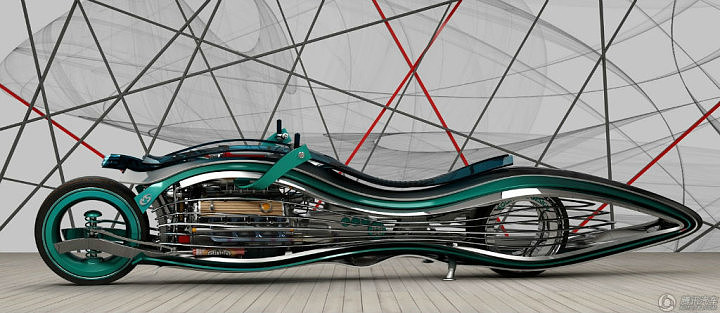 Concept Car，Motorcycle design，Cool style，