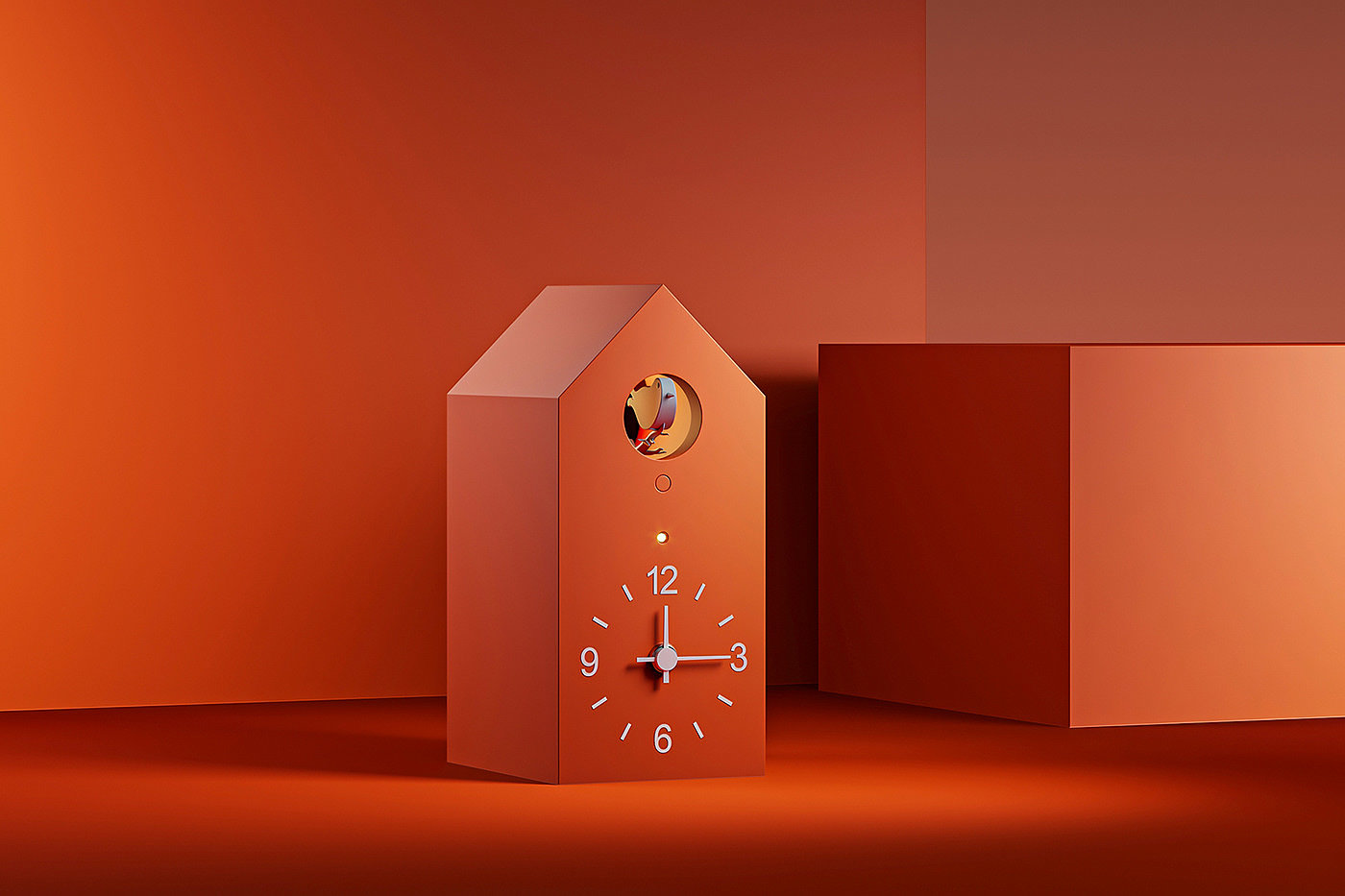 Simplicity，Cuckoo clock ，Goo Goo clock，modeling，Clock，time，