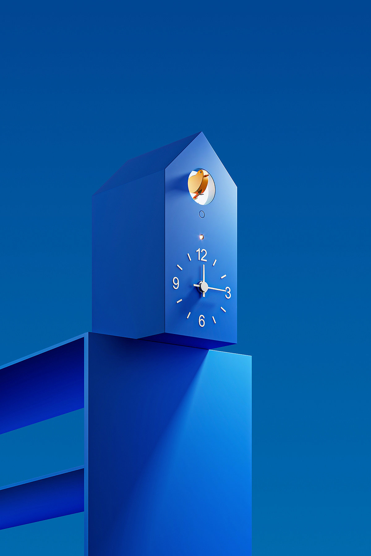 Simplicity，Cuckoo clock ，Goo Goo clock，modeling，Clock，time，