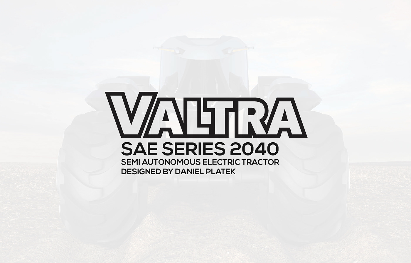 VALTRA SAE，Daniel Platek，Tractor，semi-automatic，