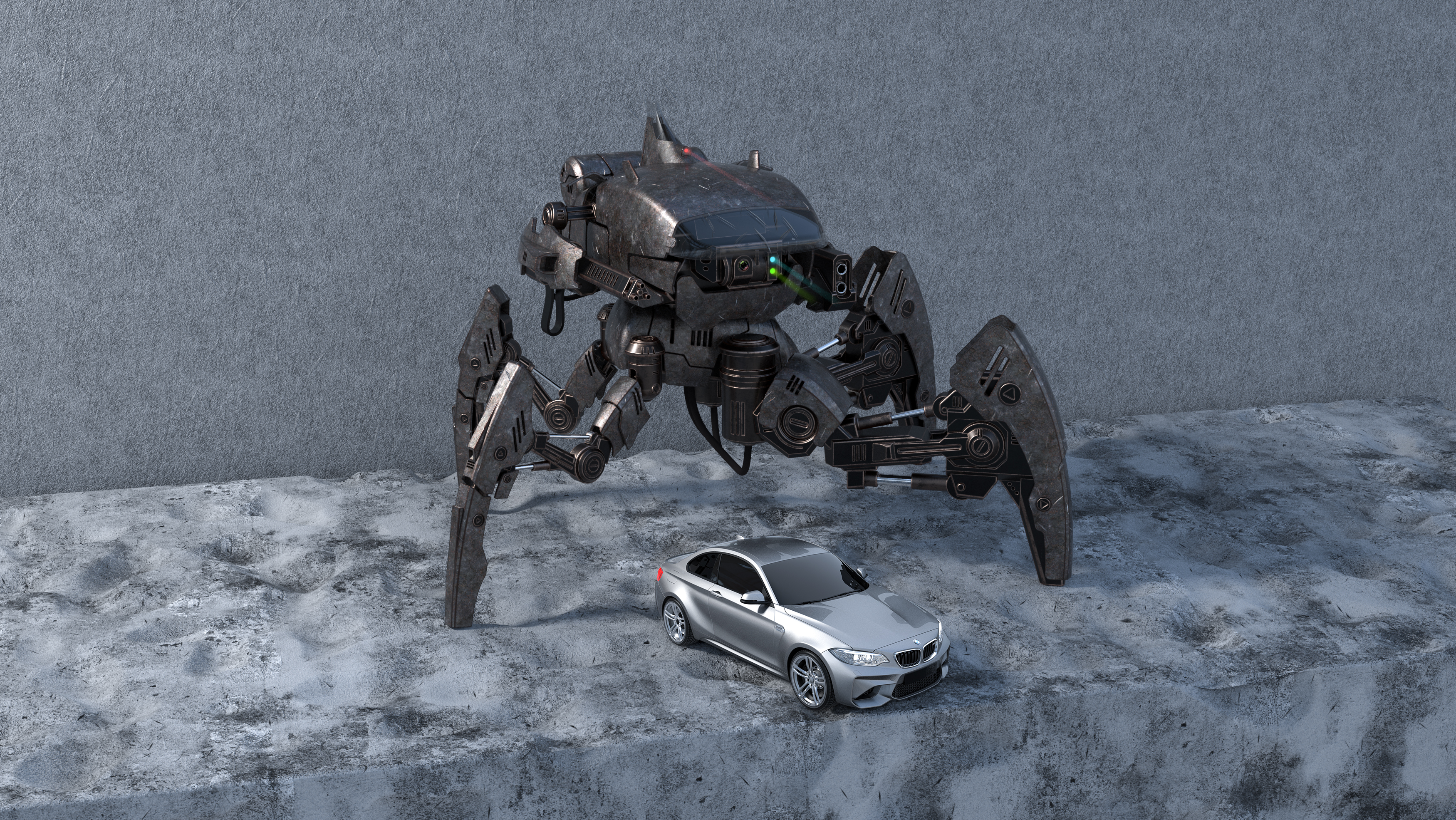 industrial design，product design，robot，keyshot，Crab，