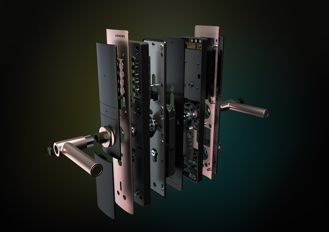 intelligence，Smart Lock C321，Siemens，Andrea Rekalidis，security，Home，Door lock，