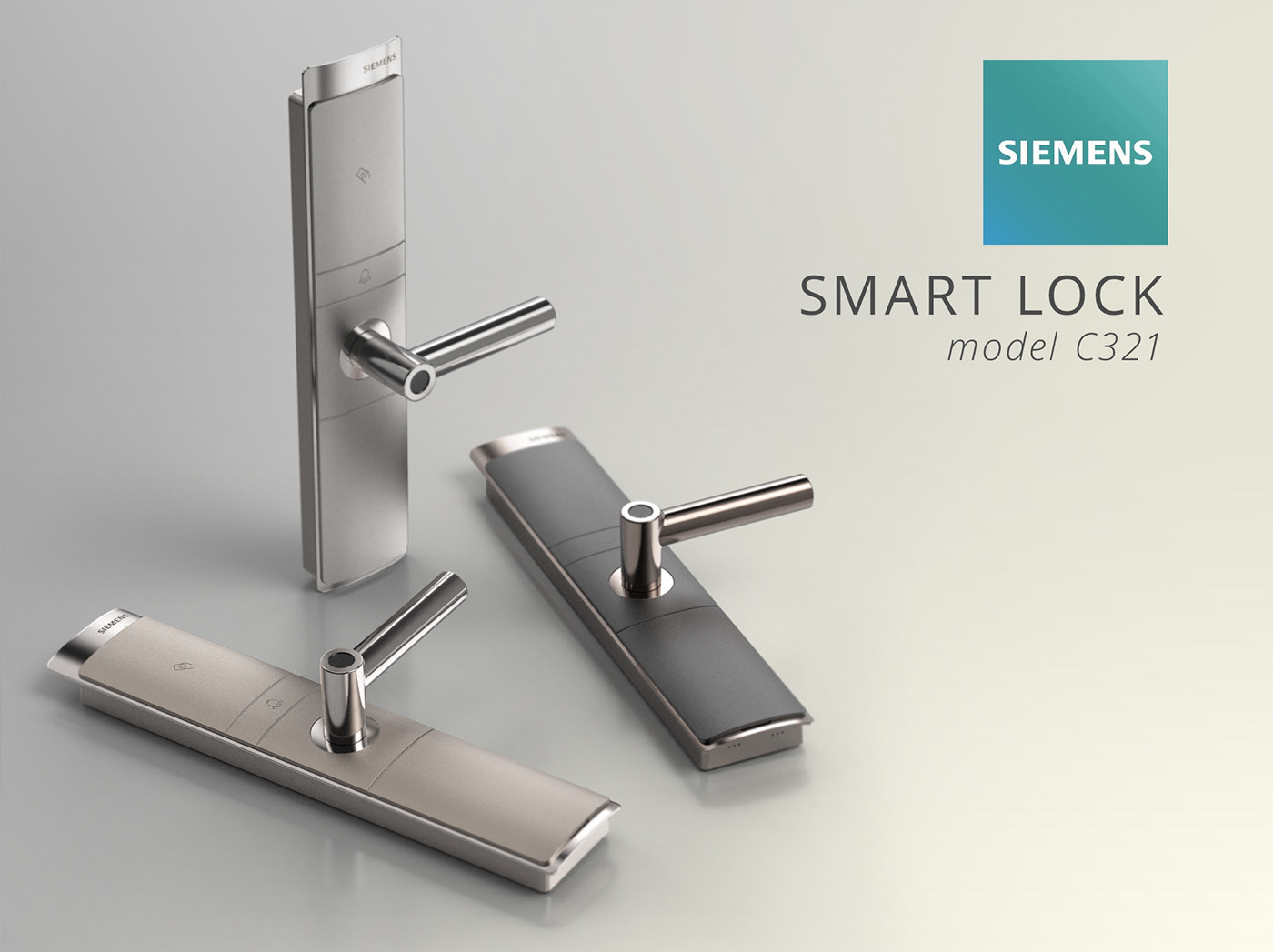 intelligence，Smart Lock C321，Siemens，Andrea Rekalidis，security，Home，Door lock，