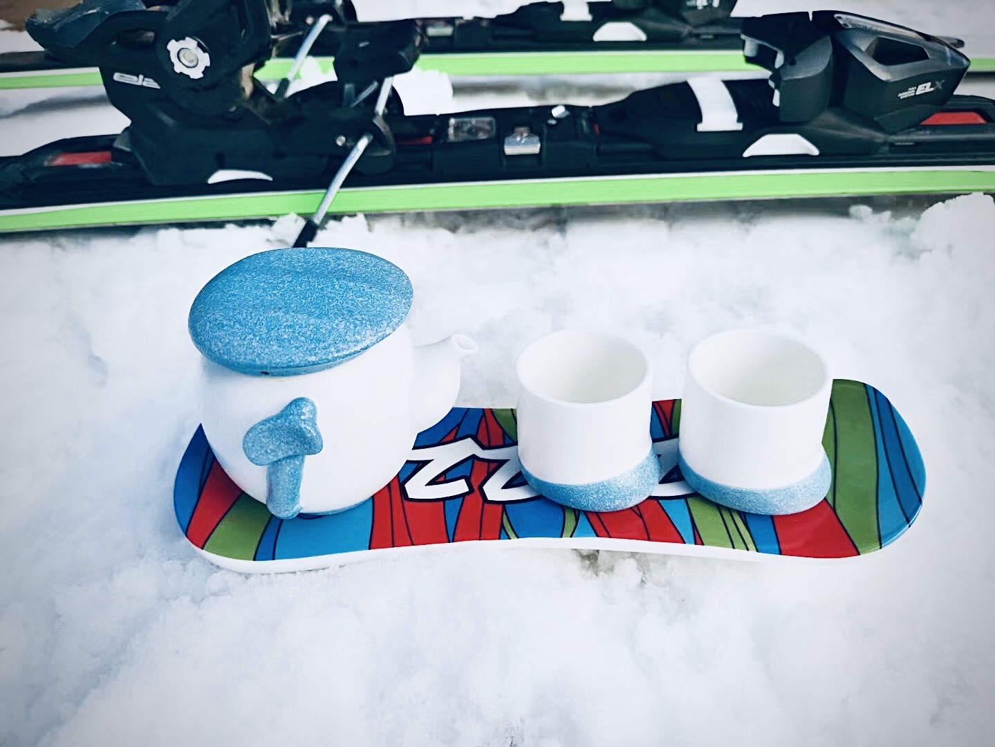 文创,茶具,滑雪