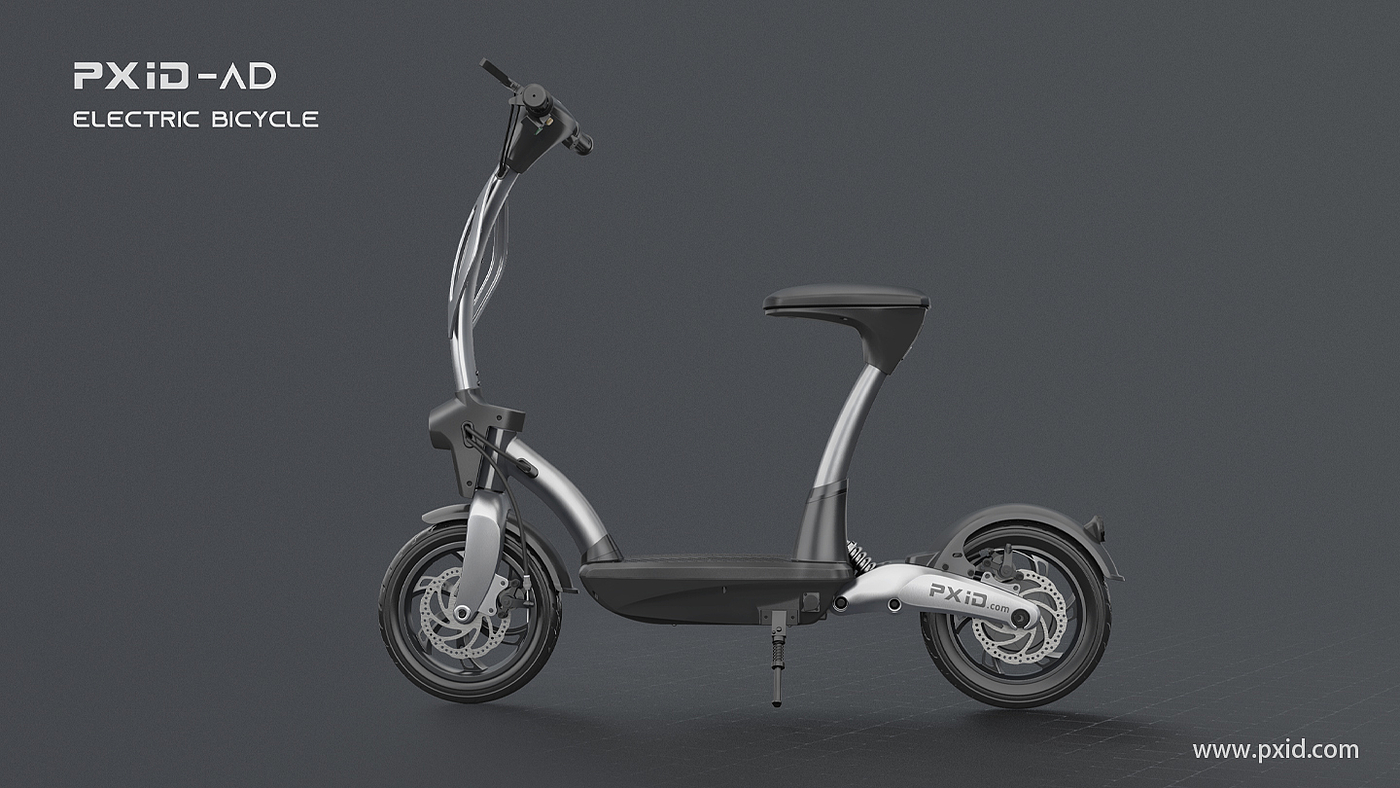 Electric vehicle design，Electric bicycle design，Scooter design，Design of electric scooter，Design of transportation tools，Pxid product oriented industrial design，