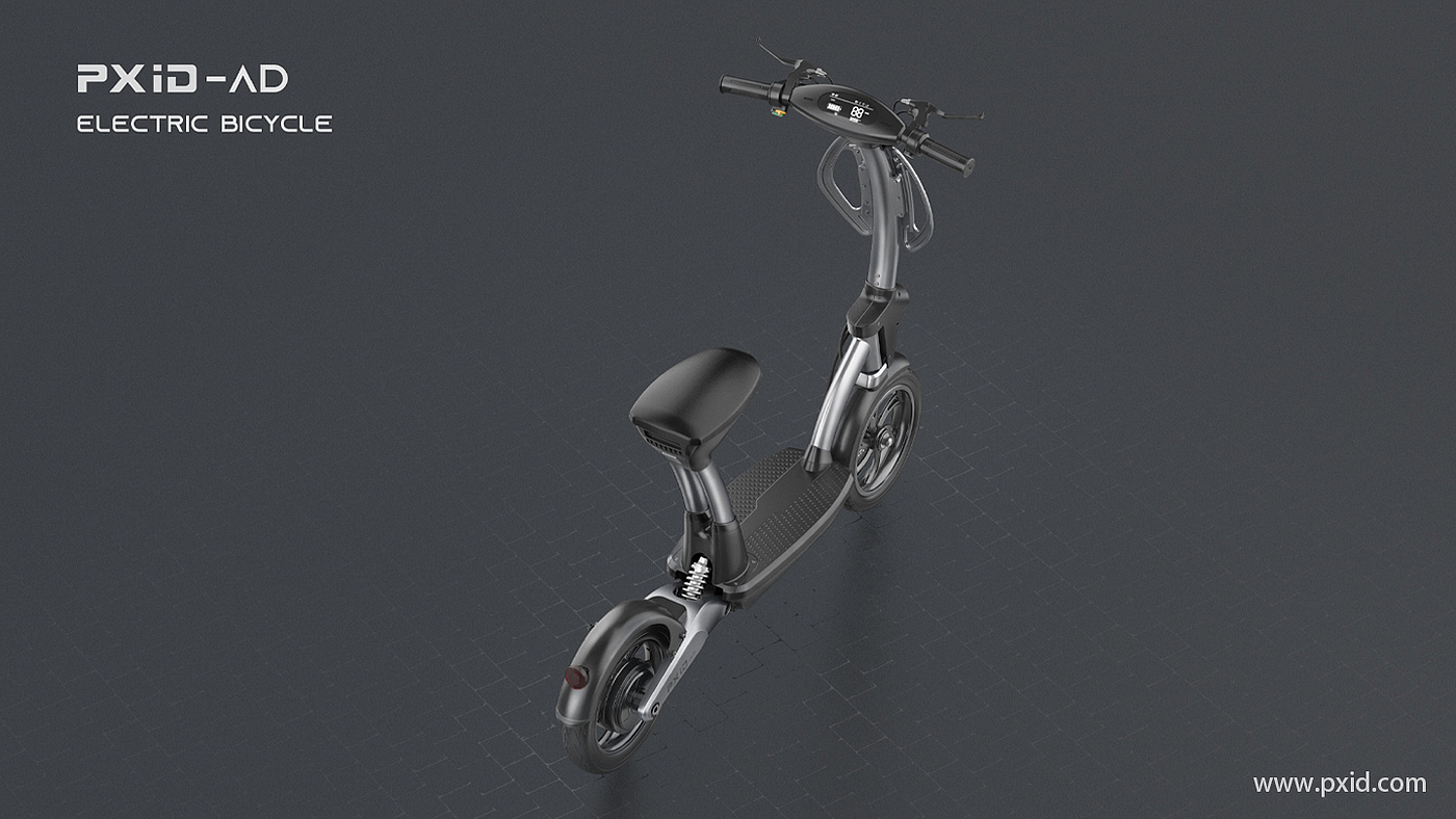Electric vehicle design，Electric bicycle design，Scooter design，Design of electric scooter，Design of transportation tools，Pxid product oriented industrial design，