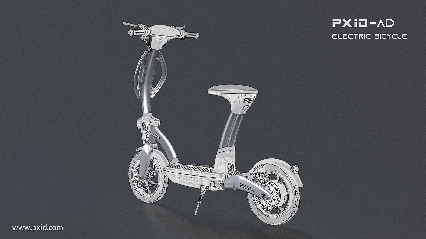 电动车设计，电动自行车设计，滑板车设计，电动滑板车设计，代步工具设计，pxid品向工业设计，