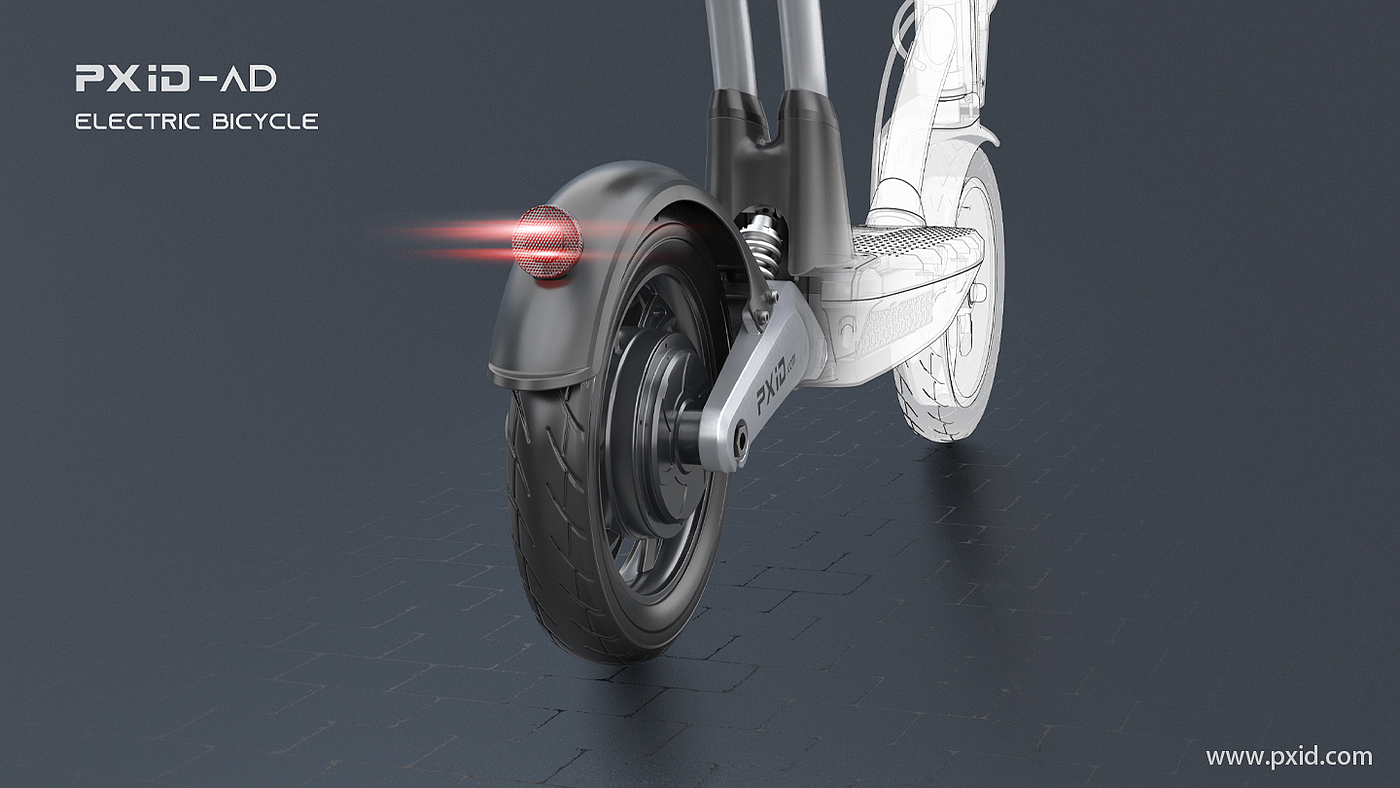 Electric vehicle design，Electric bicycle design，Scooter design，Design of electric scooter，Design of transportation tools，Pxid product oriented industrial design，