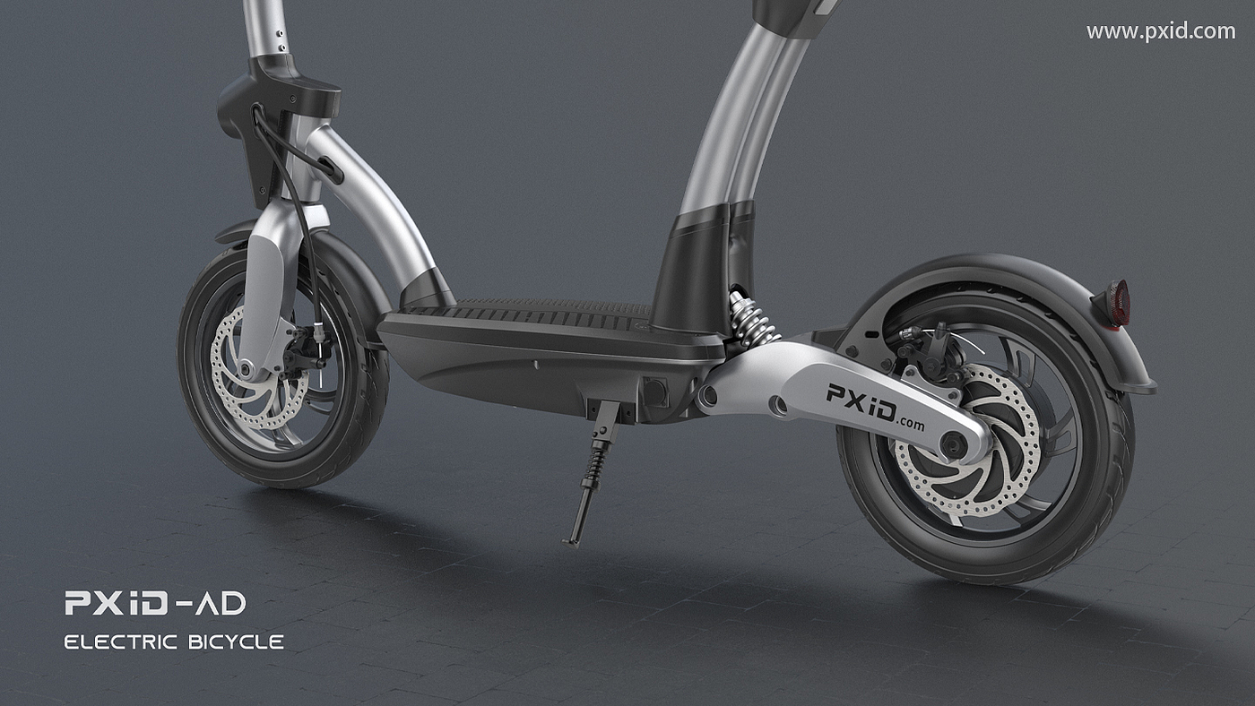 Electric vehicle design，Electric bicycle design，Scooter design，Design of electric scooter，Design of transportation tools，Pxid product oriented industrial design，