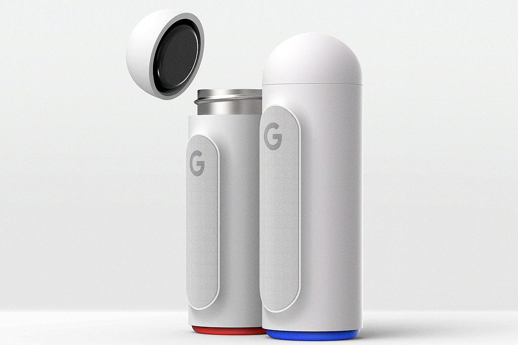 G Flask，vacuum cup，white，Intelligent design，Water cup，