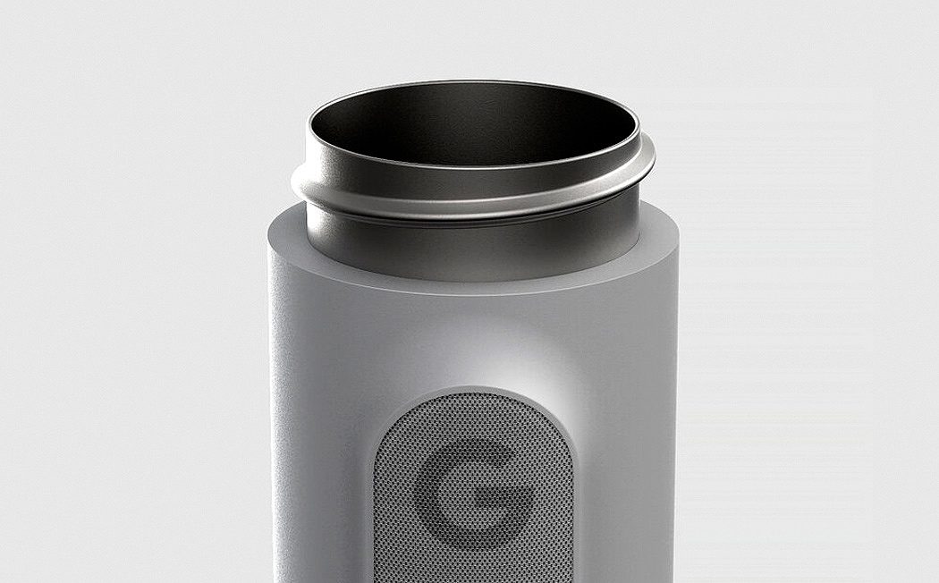 G Flask，保温杯，白色，智能设计，水杯，