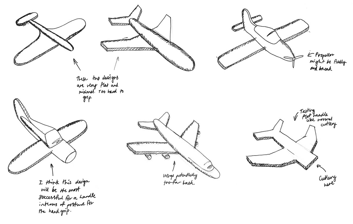 Spoon，baby，Ergonomics，aircraft，Aerospoon，