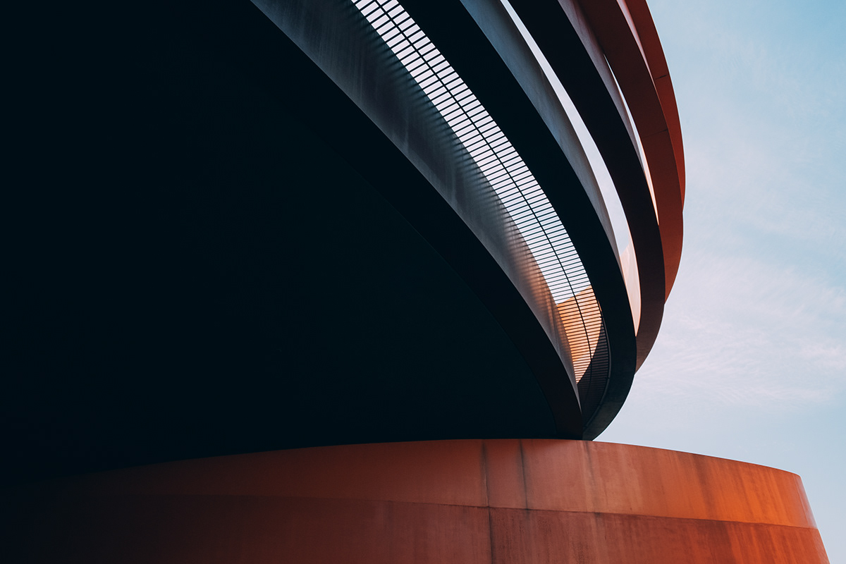 HOLON，museum，curve，steps，