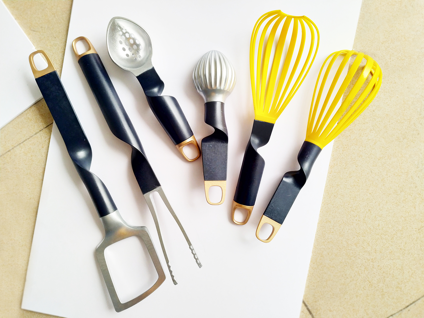 Kitchen utensils, interesting, multifunctional, integrated design，Creative design，