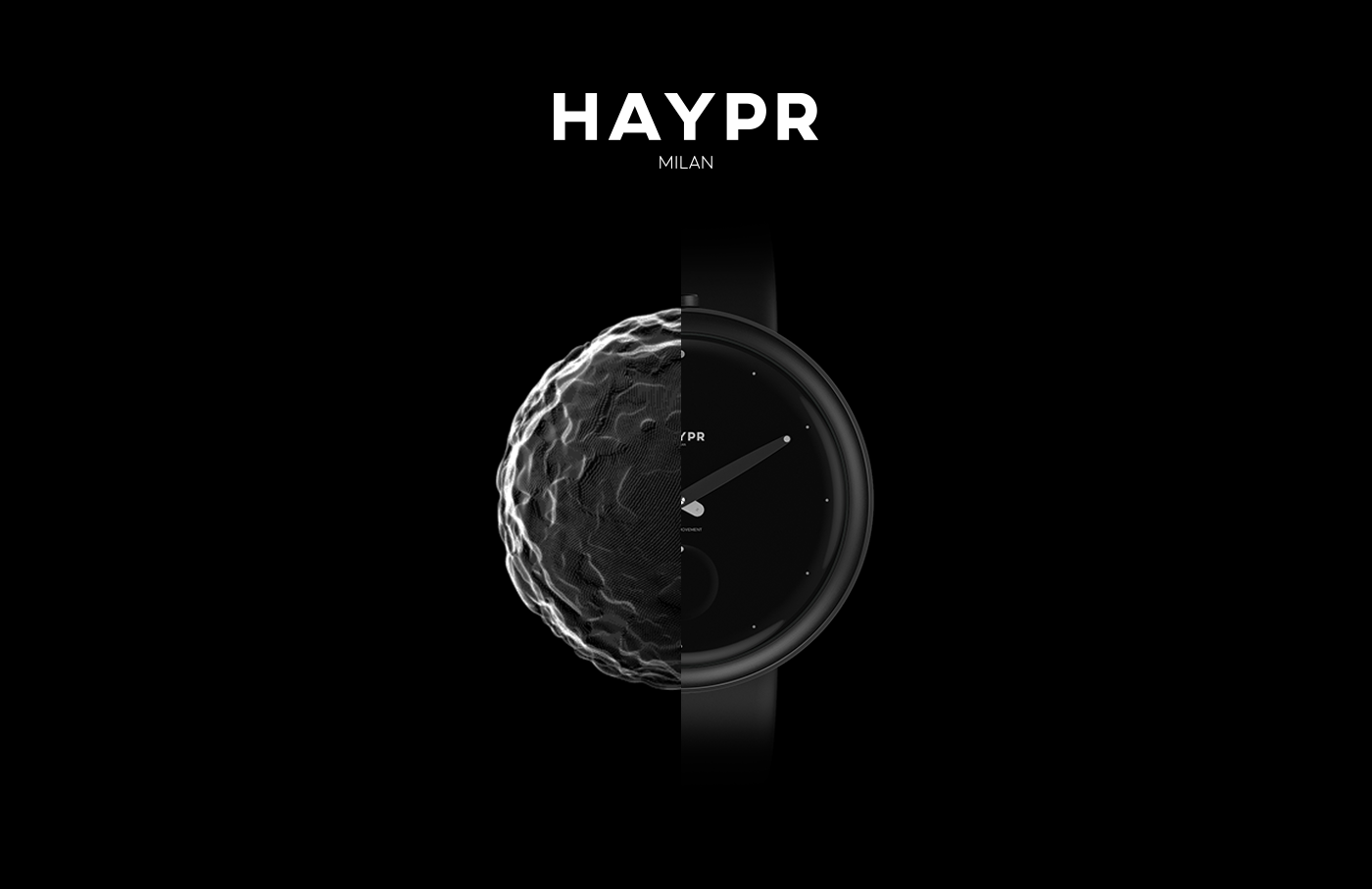 HAYPR，Wrist watch，timer，dark grey，