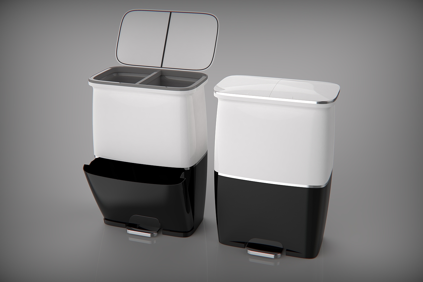 Mellow，Simplicity，furniture，trash can，Trash can furniture，