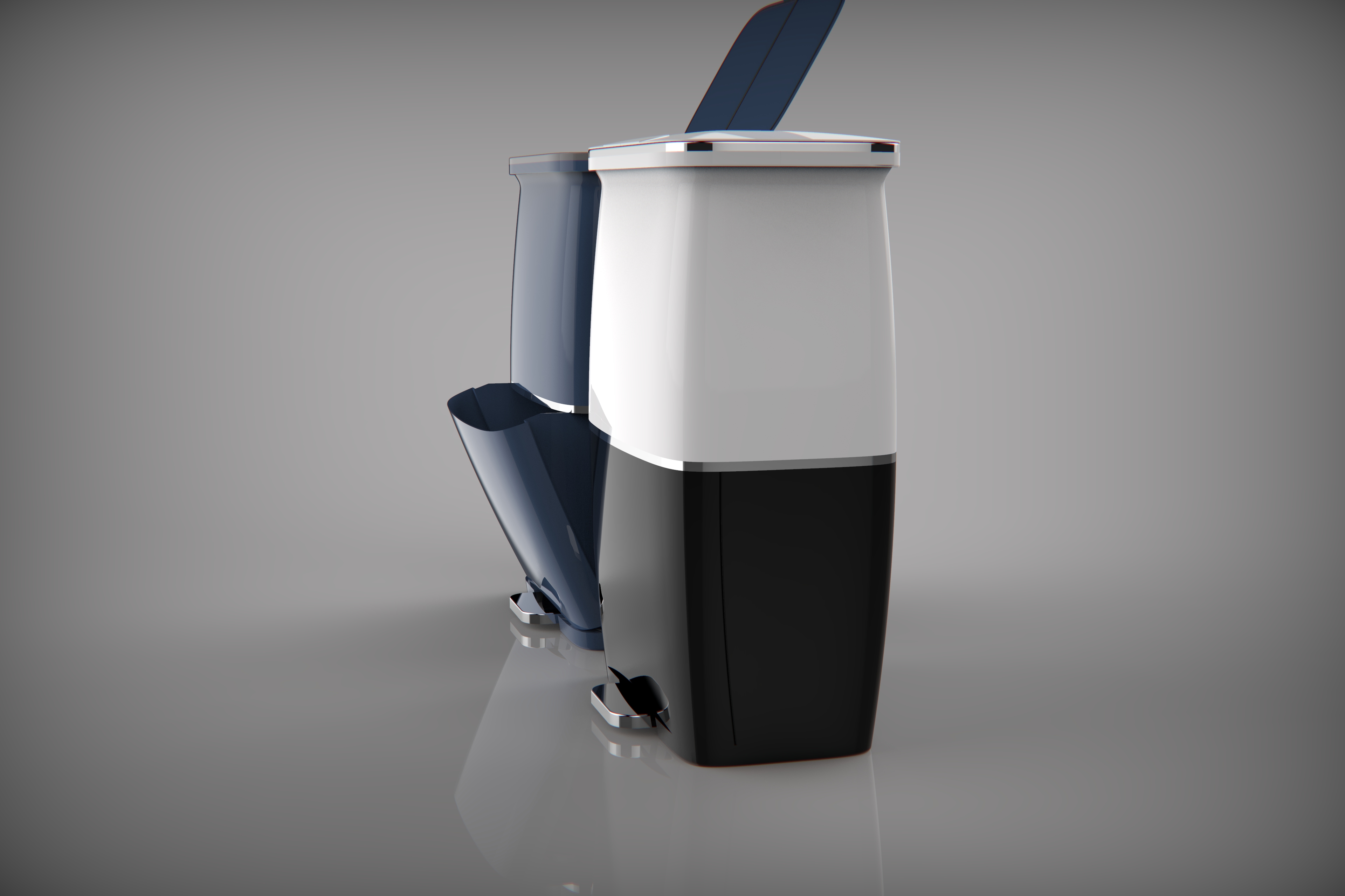 Mellow，Simplicity，furniture，trash can，Trash can furniture，