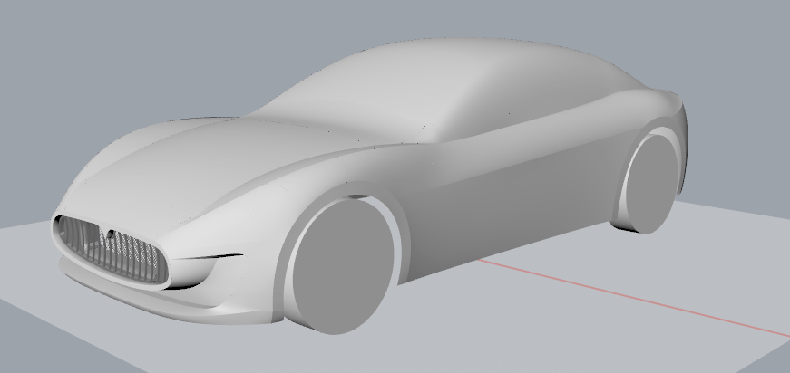 小車車建模渲染