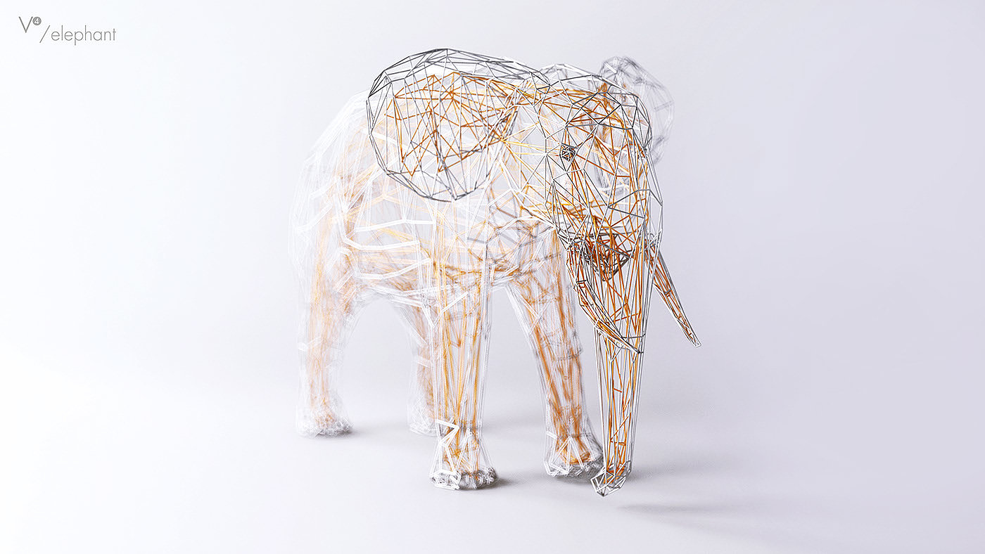 wire，Sculpture，gold and silver，line，animal，