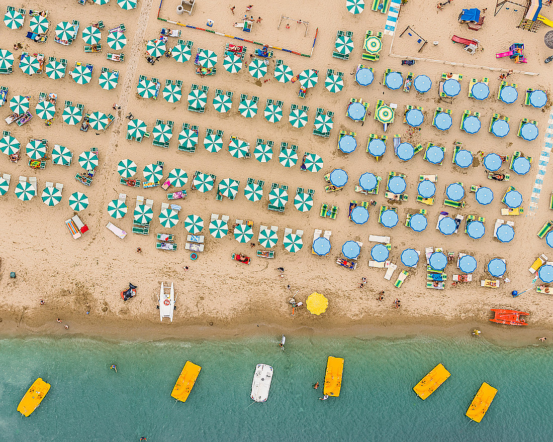 Adriatic，Italy，coastline，Aerial photography，