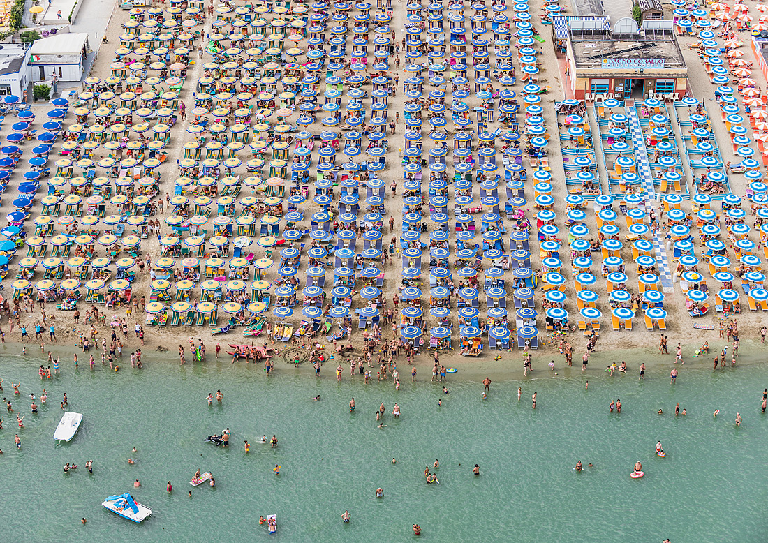 Adriatic，Italy，coastline，Aerial photography，