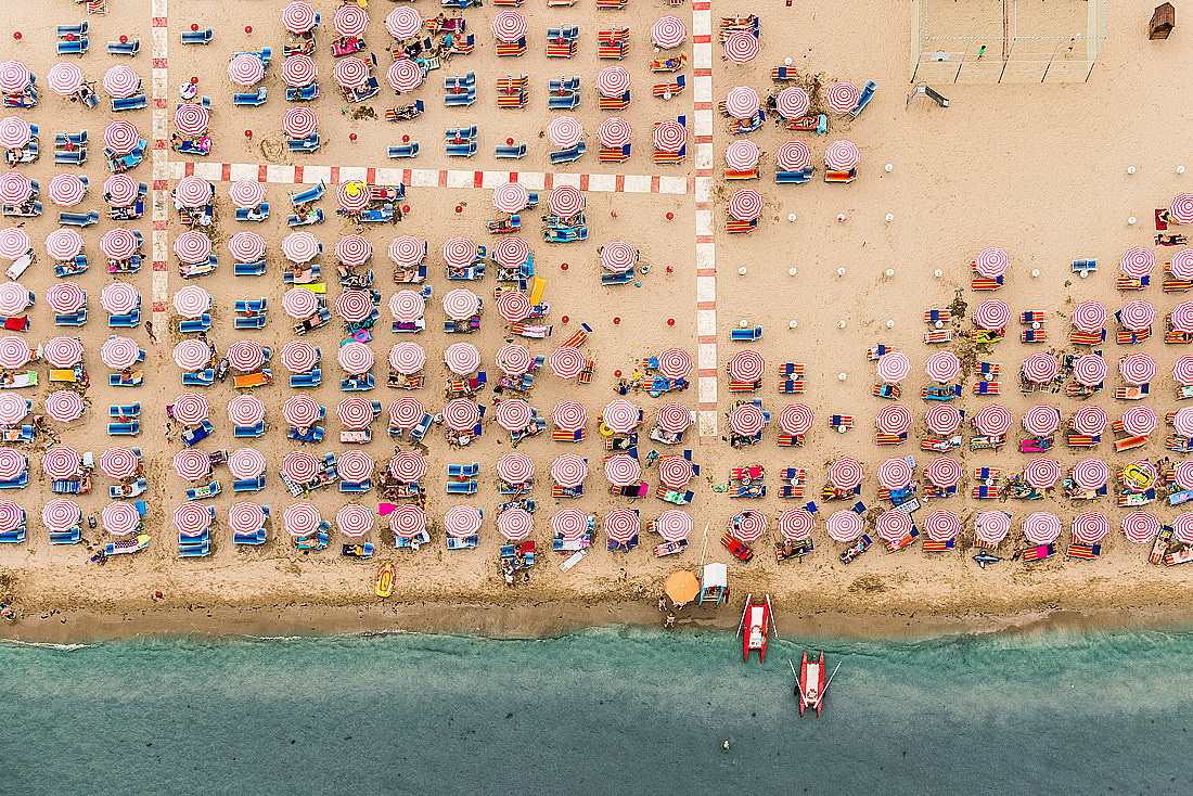 Adriatic，Italy，coastline，Aerial photography，