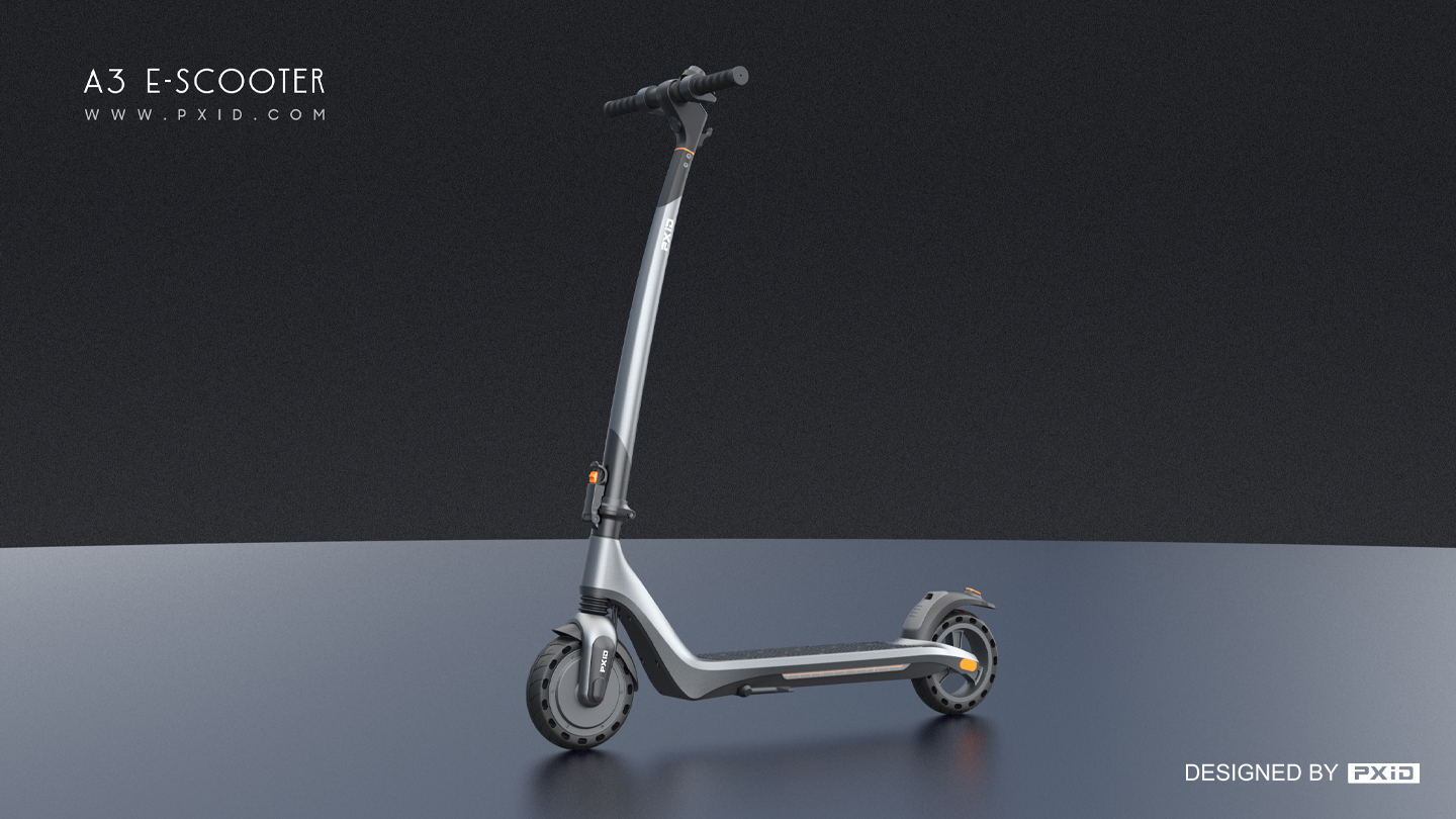 Design of electric scooter，Scooter design，Electric vehicle design，Motorcycle design，Design of transportation tools，Pxid product oriented industrial design，