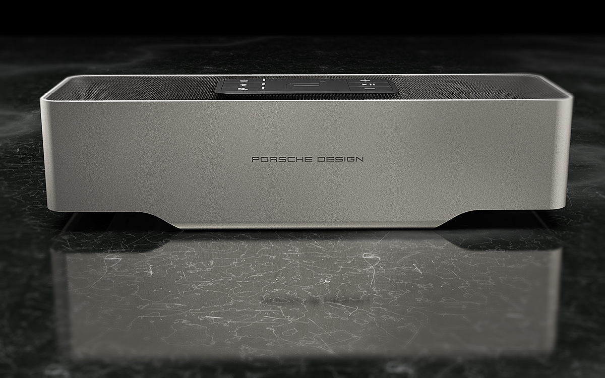 Wireless Bluetooth speaker，Gravity One，Porsche Design，black，