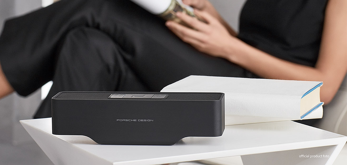 Wireless Bluetooth speaker，Gravity One，Porsche Design，black，