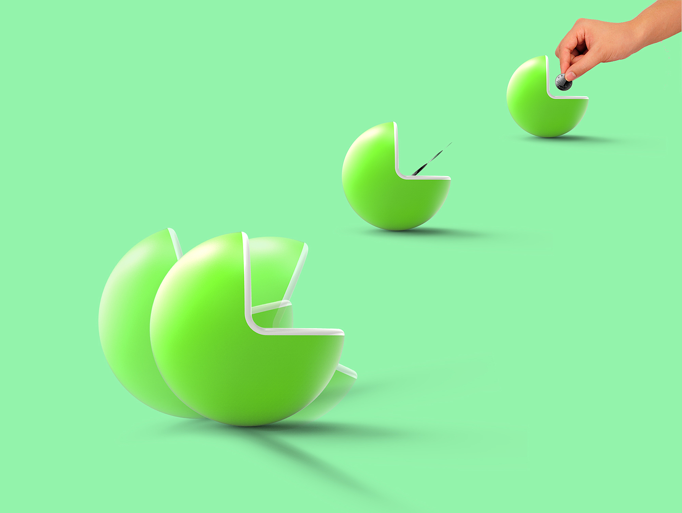 Piggy bank, interactive, interesting design,，