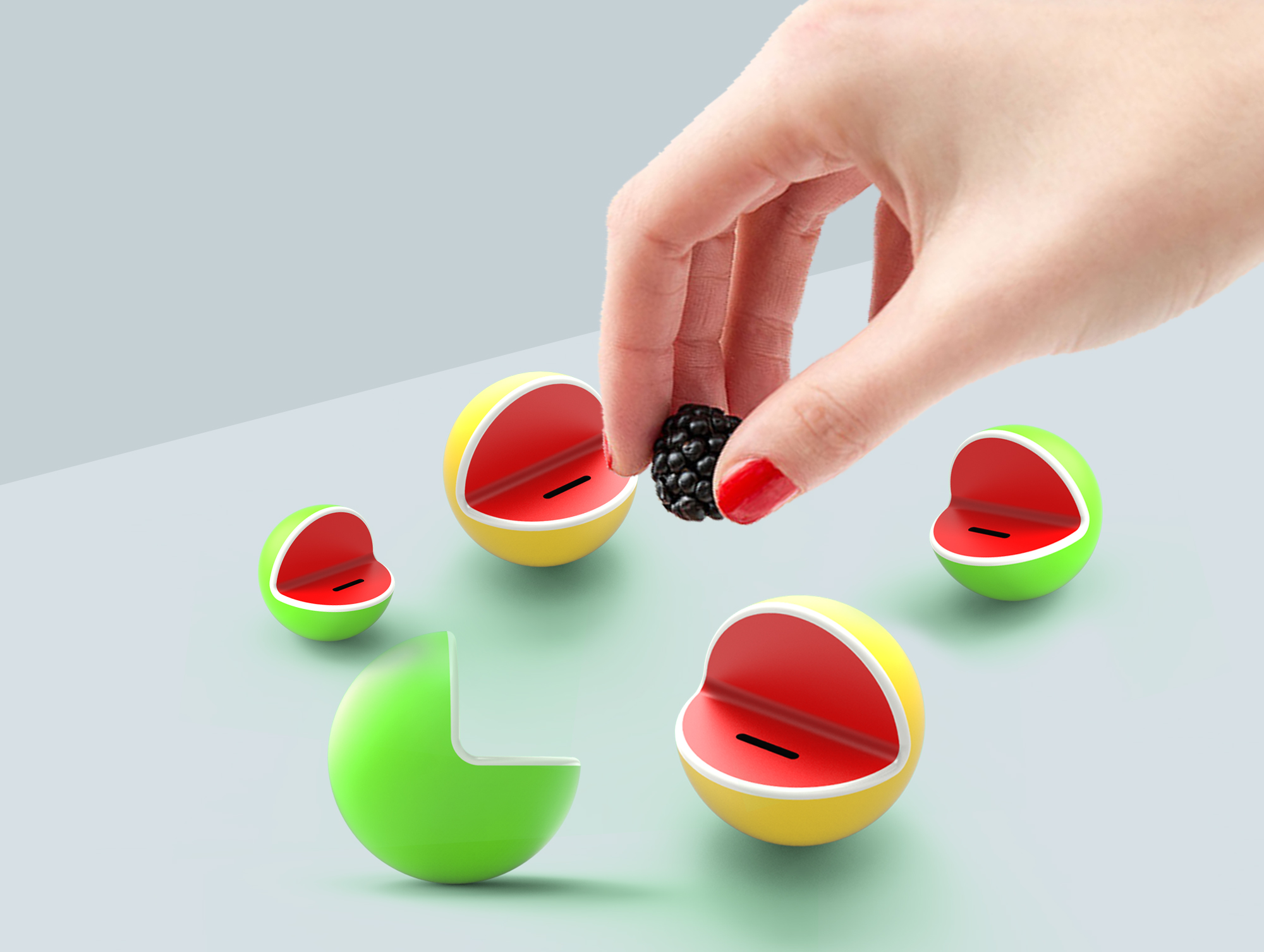 Piggy bank, interactive, interesting design,，