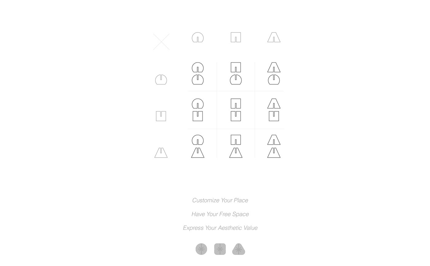 diy，Shelf，Splicing，stool，furniture，customized，magnetic，Need-U，