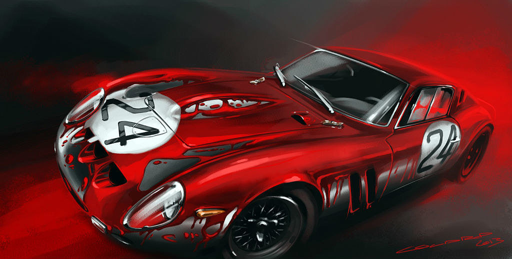 Hand drawn，design sketch，marker pen，Automobile design，