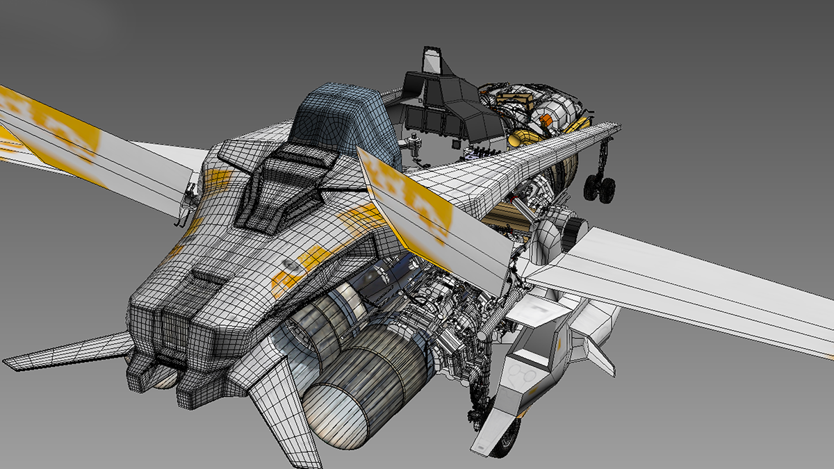 Game design，turbogenerator，high-end，Visual design，industrial design，