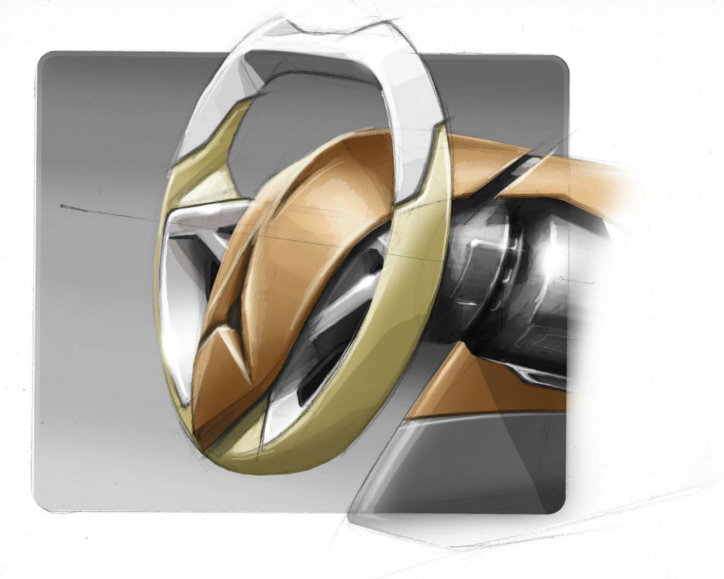 Hand drawn，design sketch，marker pen，Automobile design，