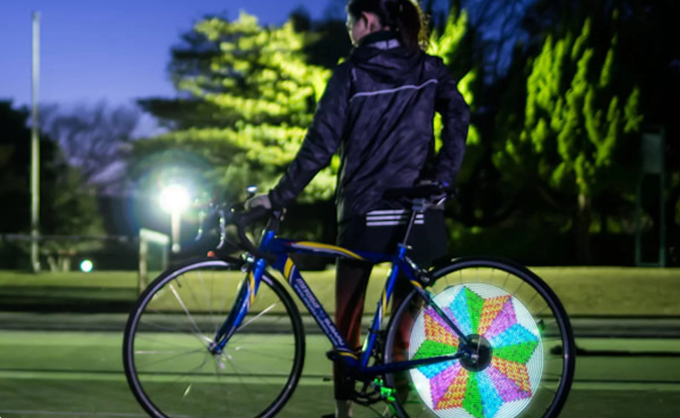 Spoke lamp，Interesting，Wireless Bluetooth，Bicycle lamp，