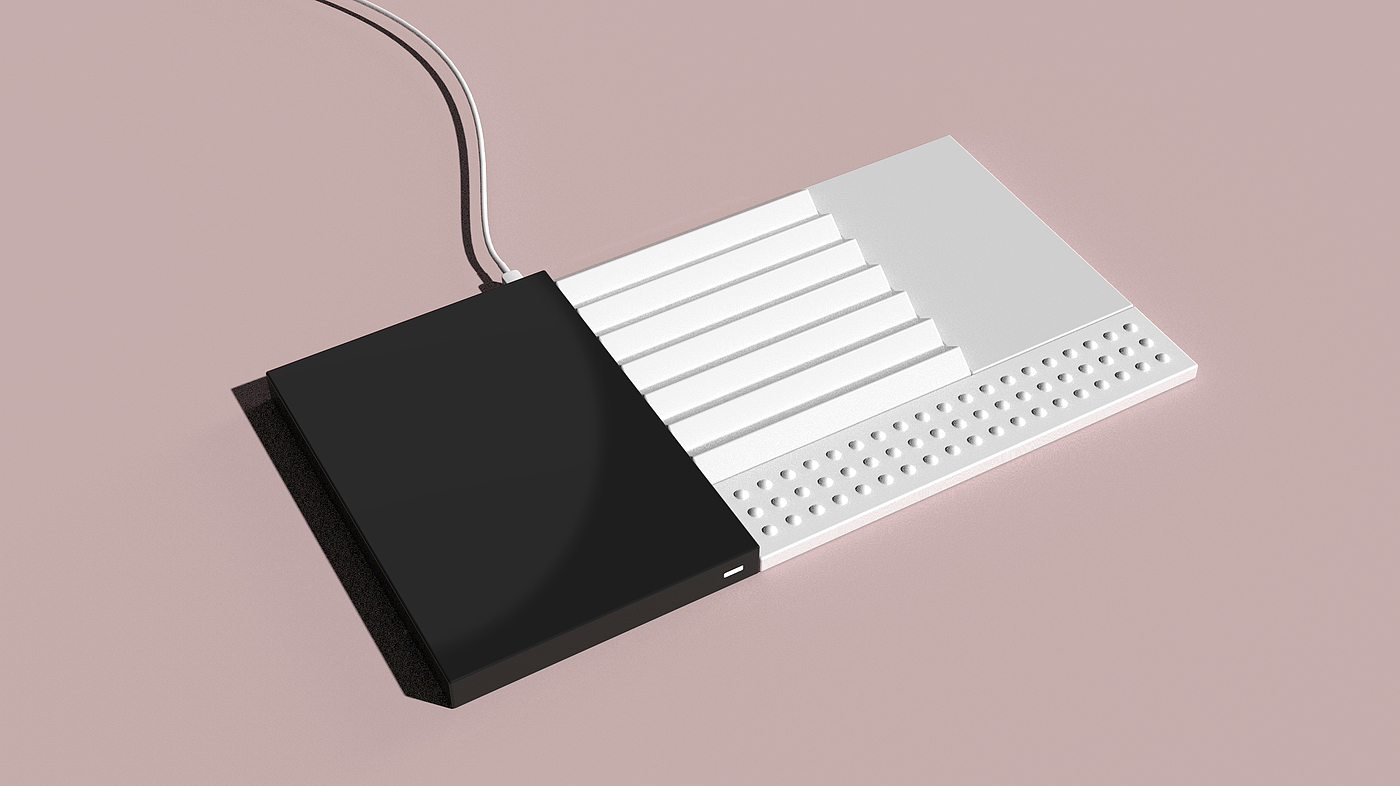 Desktop storage, visual illusion, modularization，