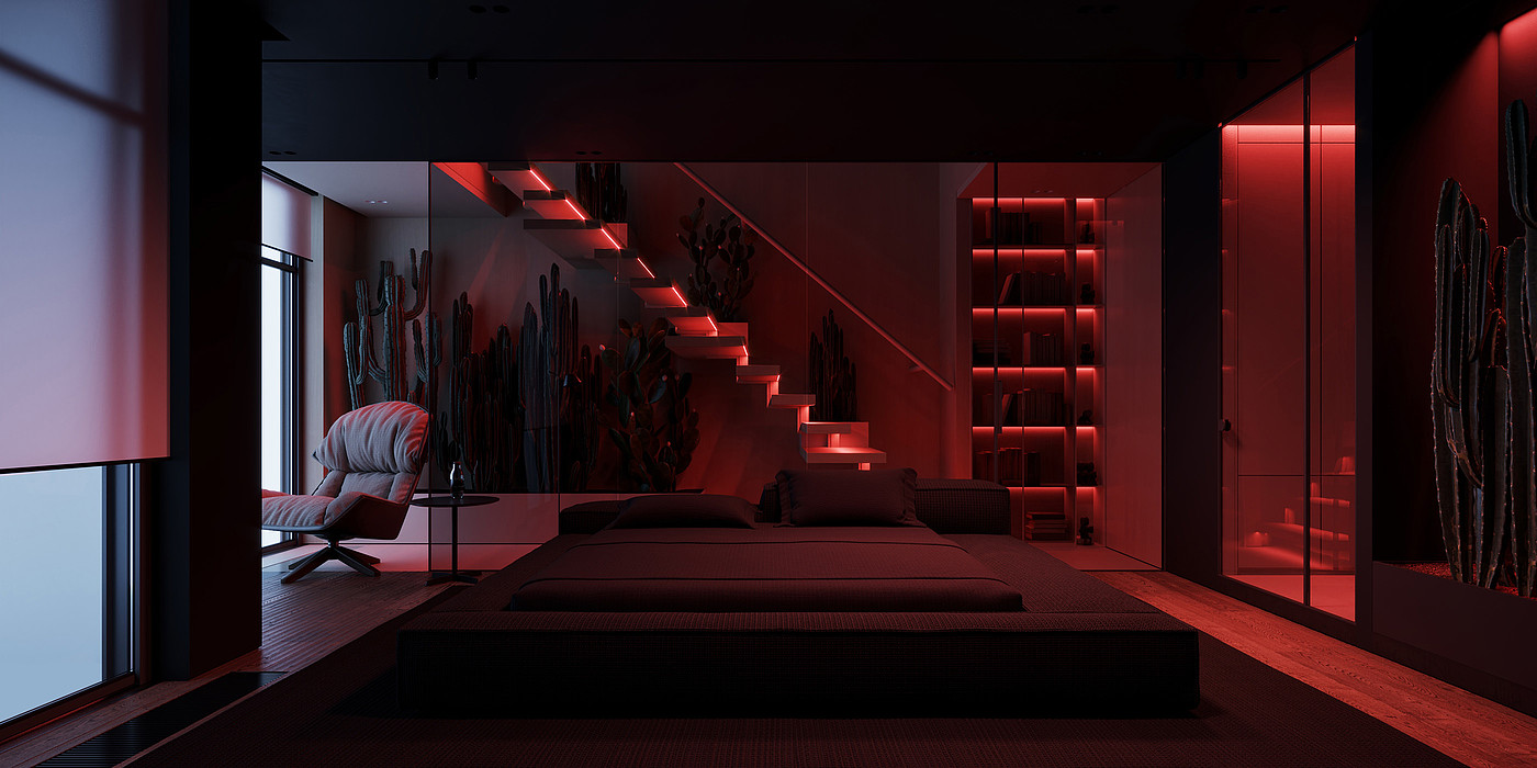Interior design，lighting，atmosphere，home，family，Architectural design，Digital art，