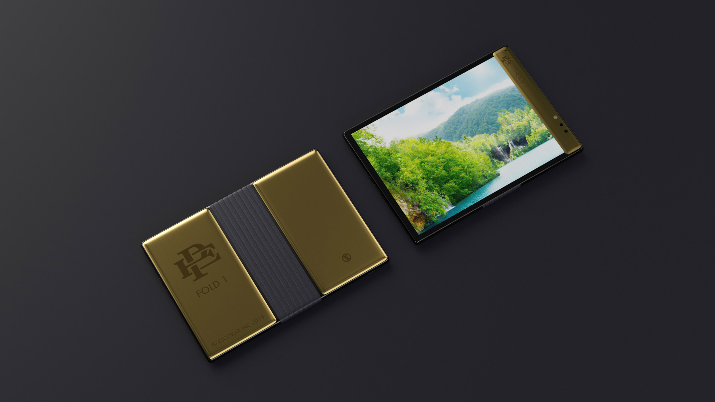 pe，stainless steel，golden，Roberto Escobar，mobile phone，intelligence，fold，